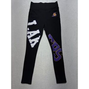 FISLL NBA Los Angeles Lakers Women Black Graphic Leggings MEDIUM